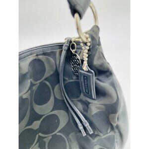 Coach Black Signature Hobo Bag Crossbody / Handbag